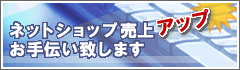 ネットショップ売上アップお手伝い致します